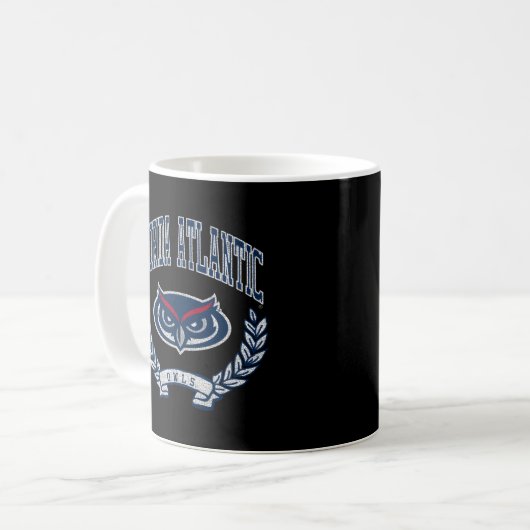 Florida Atlantic Owls Victor Heather Gray Kaffeetasse (Vorderseite Links)