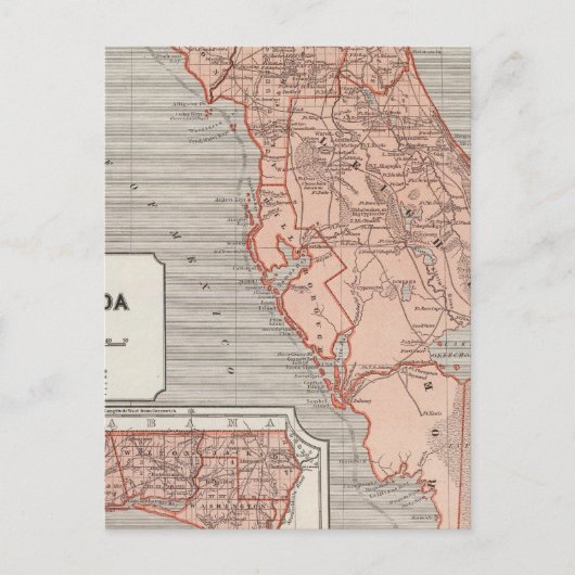 Florida Atlas Karte (Vorderseite)