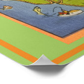 Florida Attractions Colorful Map Poster (Ecke)