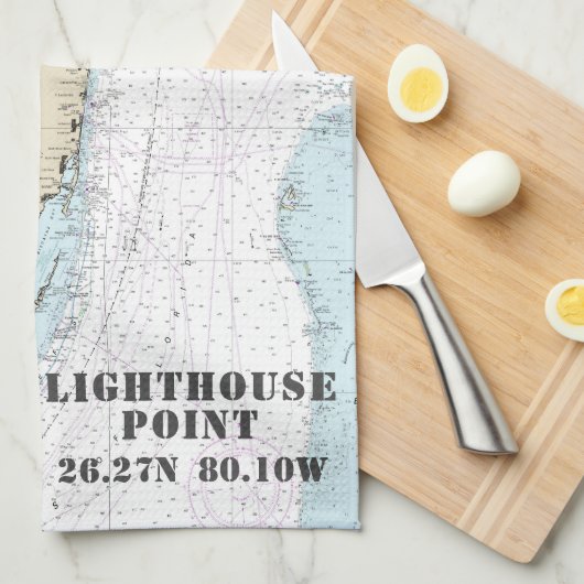 Florida Authentische Längengrad Handtuch (Viertel Falte)