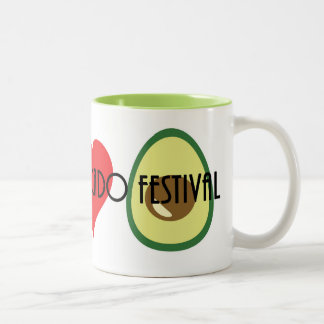Florida-Avocado-Festival-Tasse Zweifarbige Tasse