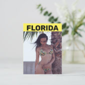 FLORIDA BEACH BIKINI MÄDCHENPOSTCARDS POSTKARTE (Stehend Vorderseite)