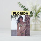 FLORIDA BEACH BIKINI MÄDCHENPOSTCARDS POSTKARTE (Stehend Vorderseite)