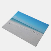 Florida Beach Door Mat Fußmatte (Schrägansicht)
