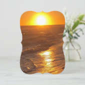 Florida Beach Einladung (Stehend Vorderseite)