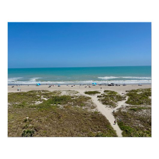 Florida Beach Foto Cocoa Beach Florida Poster (Vorderseite)