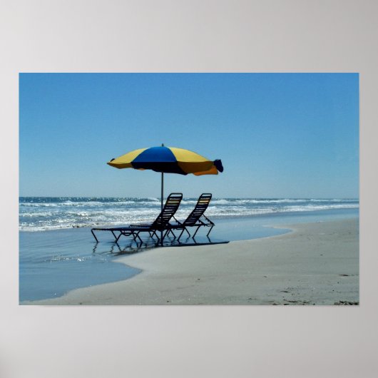 Florida Beach Fotografie Poster (Vorne)