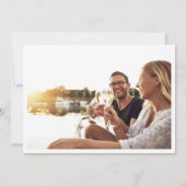 Florida Beach Hochzeit in Urlaubsort Foto Save The Date (Rückseite)