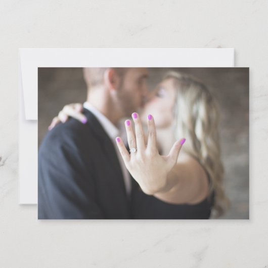 Florida Beach Hochzeit in Urlaubsort Save the Date (Rückseite)