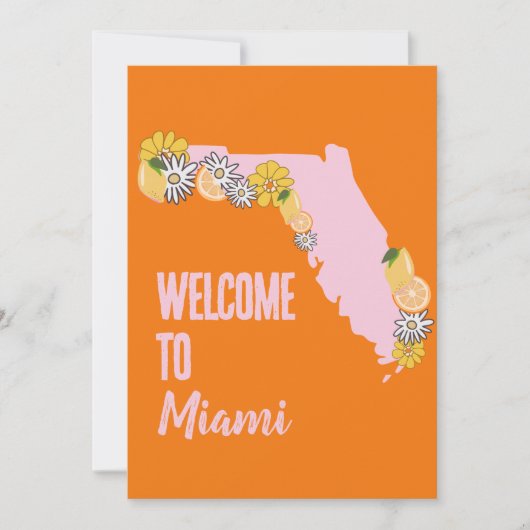 Florida Beach Junggeselinnen-Abschied Wochenende A Einladung (Vorderseite)