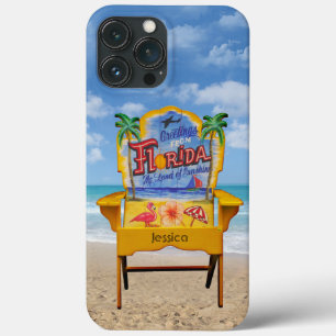 Florida Beach Lehrstuhl mit Ihrem Namen Case-Mate iPhone Hülle
