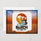 Florida Beach Life Postcard Feiertagspostkarte (Vorne/Hinten)