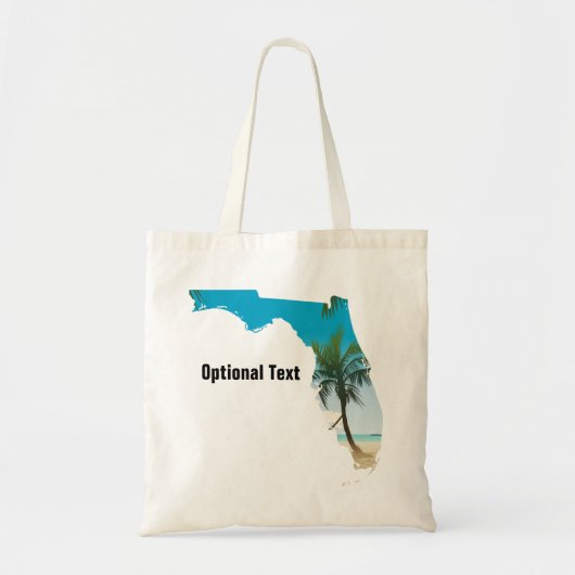 FLORIDA Beach Ocean Palm Tree gefüllt Tote Beutel Tragetasche (Vorne)