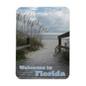Florida Beach Path Magnet (Vertikal)