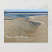 Florida Beach Ponce Inlet Wasserstraßenfotografie Postkarte (Vorderseite)