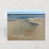 Florida Beach Ponce Inlet Wasserstraßenfotografie Postkarte (Vorne/Hinten)