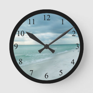 Florida Beach Runde Wanduhr