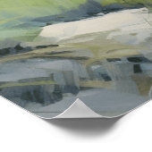 Florida Beach Scene. Kristallklares blaues Wasser. Poster (Ecke)