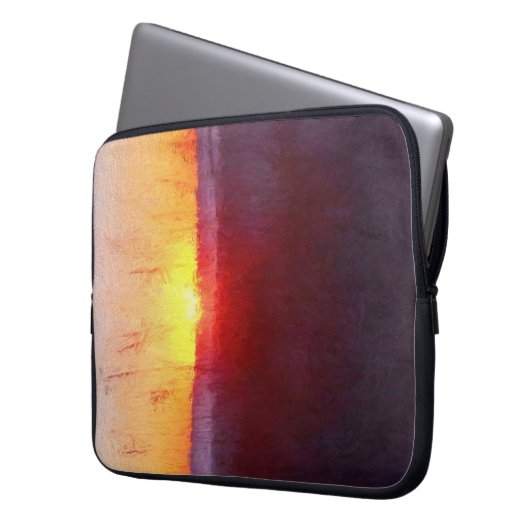 Florida Beach Scene Laptopschutzhülle (Vorderseite Links)