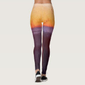 Florida Beach Scene Leggings (Rückseite)