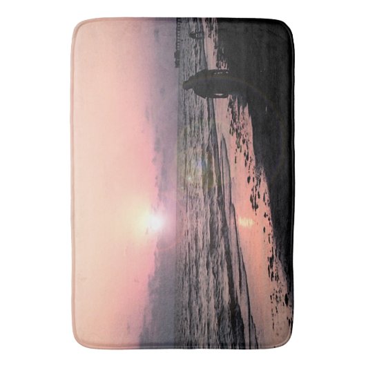 Florida Beach Sunset Badematte (Vorderseite Vertikal)