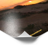 Florida Beach Sunset Fotodruck (Ecke)