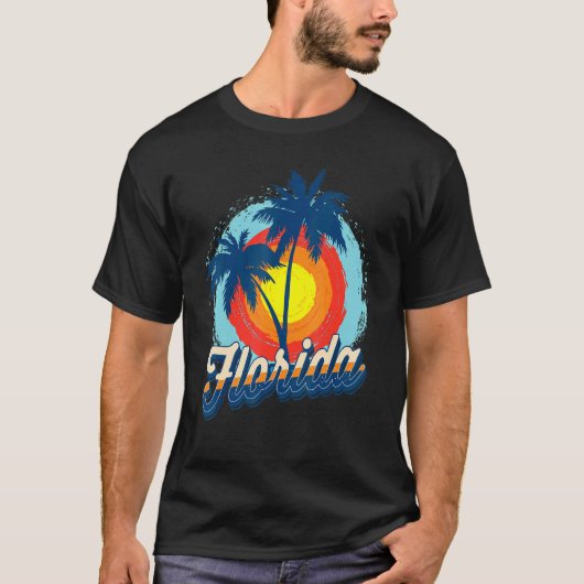 Florida Beach Urlaub Florida Der Sonnenschein Staa T-Shirt (Vorderseite)