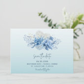 Florida Beach Wedding Foto Save the Date (Stehend Vorderseite)