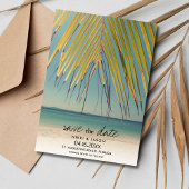 Florida Beach Wedding Foto Save the Date