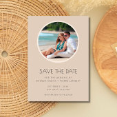 Florida Beach Wedding Foto Save the Date