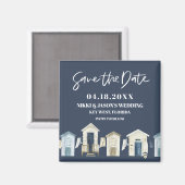 Florida Beach Wedding Save the Date Magnete Magnet (Vorderseite/Rückseite)