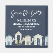 Florida Beach Wedding Save the Date Magnete Magnet (Vorne)