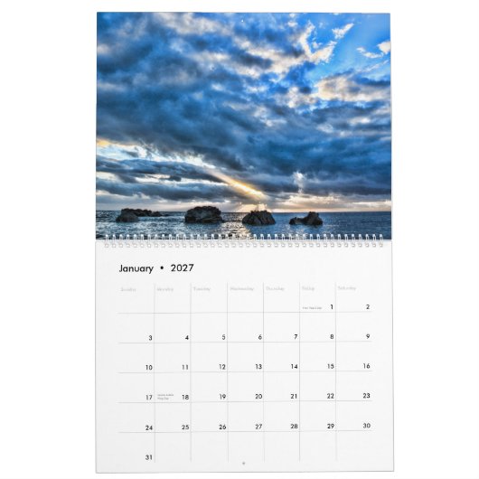 Florida befestigt 2013 kalender (Jan 2027)