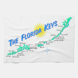 Florida befestigt Karte Handtuch
