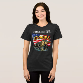 Florida Bella+Canvas Damen Dunkel Tri-Blend Shirt