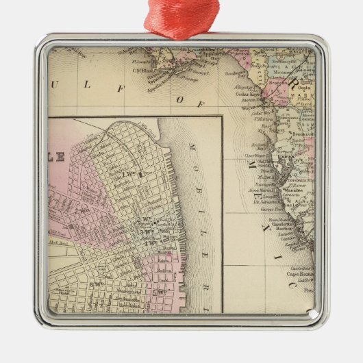 Florida, beweglich ornament aus metall (Vorne)