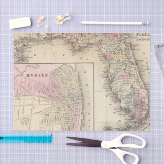 Florida, beweglich seidenpapier (Handwerk)