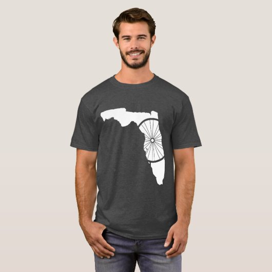 Florida Bicycle FL Biking Florida Cycling T-Shirt (Vorne ganz)