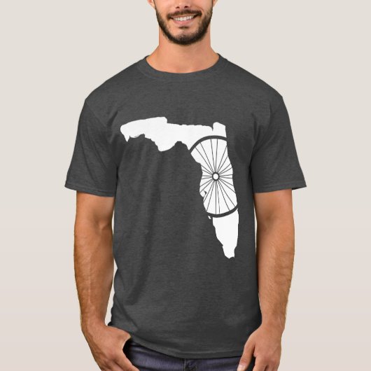 Florida Bicycle FL Biking Florida Cycling T-Shirt (Vorderseite)