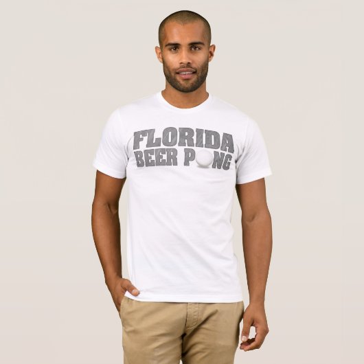 Florida-Bier Pong T - Shirts (Vorne ganz)