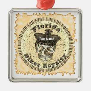Florida Biker Ornament Aus Metall