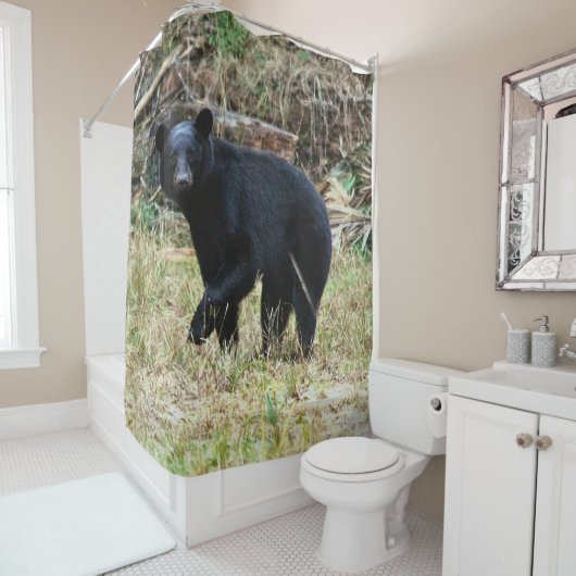 Florida Black Bear Duschvorhang (Beispiel)