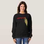 Florida Black Pride Panafrikanische Flagge Zuhause Sweatshirt (Vorne ganz)