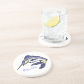 Florida blauer Marlin Drink Coaster Sandstein Untersetzer (Seite)
