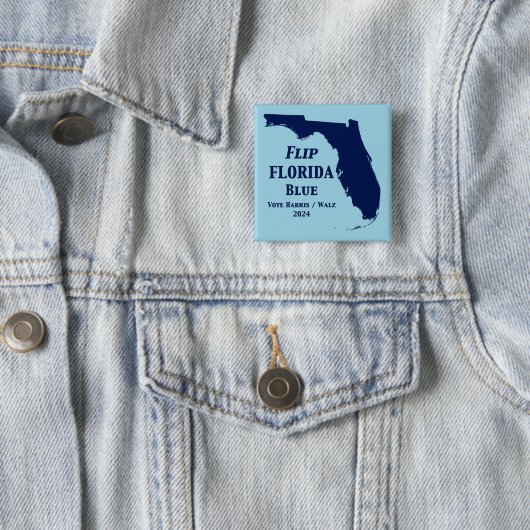 Florida Blue im Jahr 2024 gedreht Button (Beispiel)