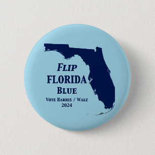 Florida Blue im Jahr 2024 gedreht Button