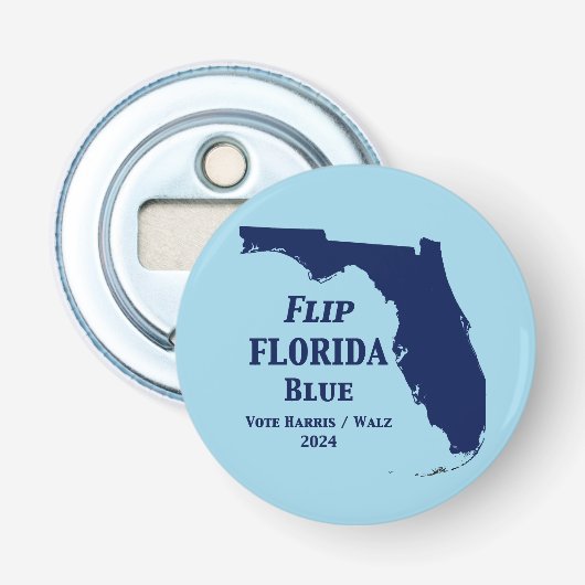 Florida Blue im Jahr 2024 gedreht Flaschenöffner (Vorderseite)