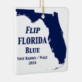 Florida Blue im Jahr 2024 gedreht Keramikornament (Rechts)