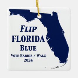 Florida Blue im Jahr 2024 gedreht Keramikornament