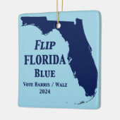Florida Blue im Jahr 2024 gedreht Keramikornament (Links)